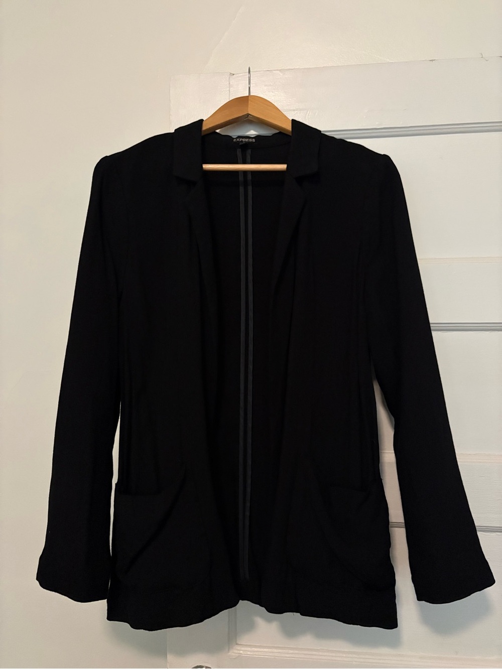 Express Black Open-Front Women's Blazer